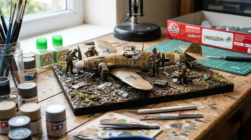 Aircraft model kits department