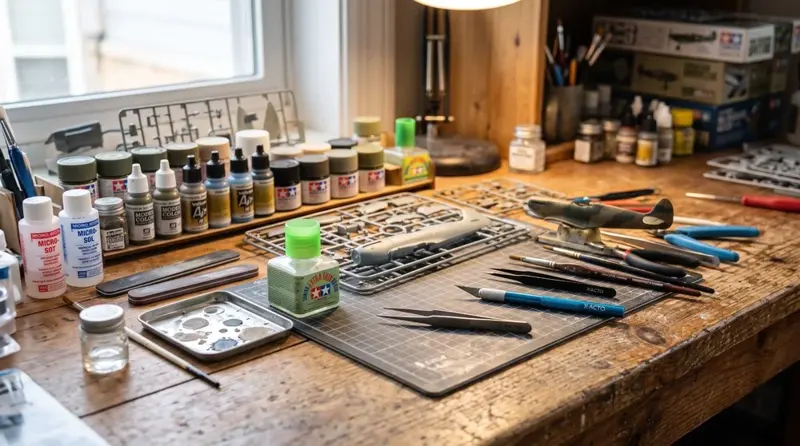Paints, tools and accessories department