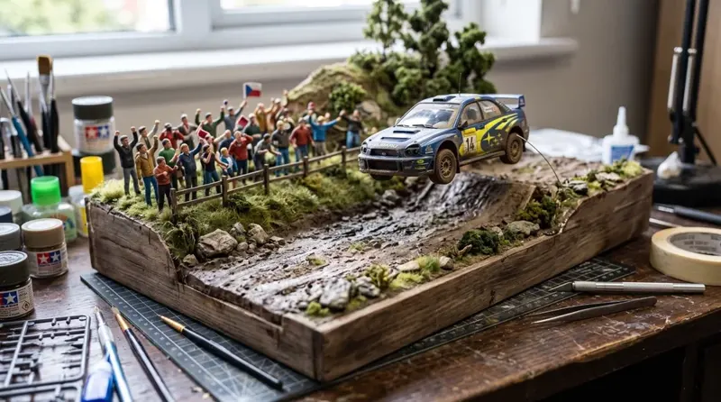 Car and motorcycle model kits department